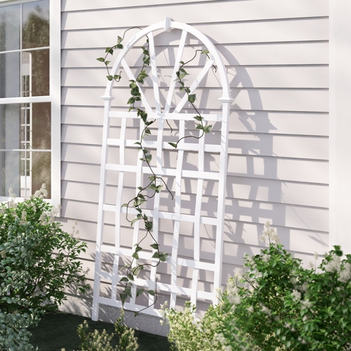 Arched trellises are the perfect way to add a touch of elegance to your garden.