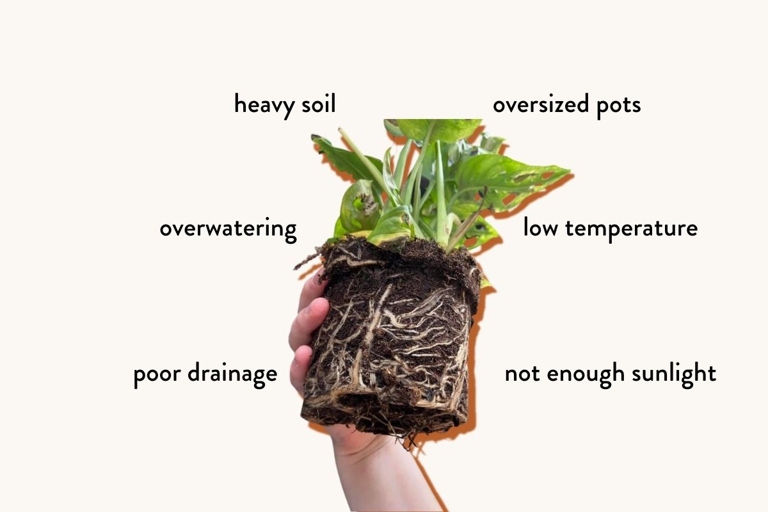 If you believe your plant has root rot, the first step is to check the roots.