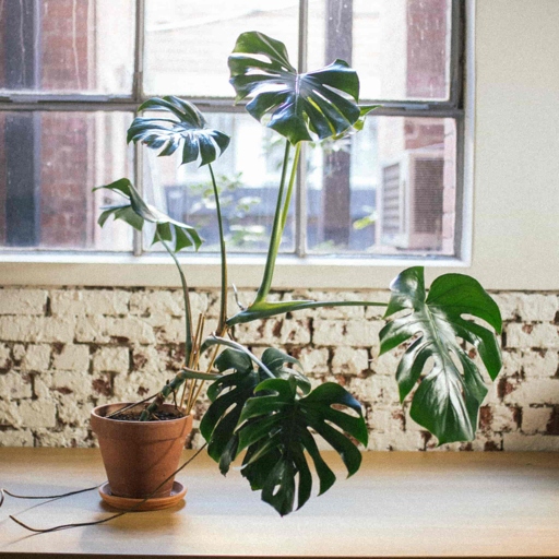 If you want your monstera to grow big and strong, make sure to fertilize it during early growth season.