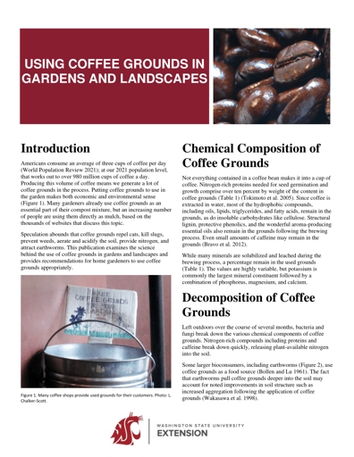 One potential risk to using coffee grounds in your garden is that the coffee grounds may contain harmful bacteria that could contaminate your soil.