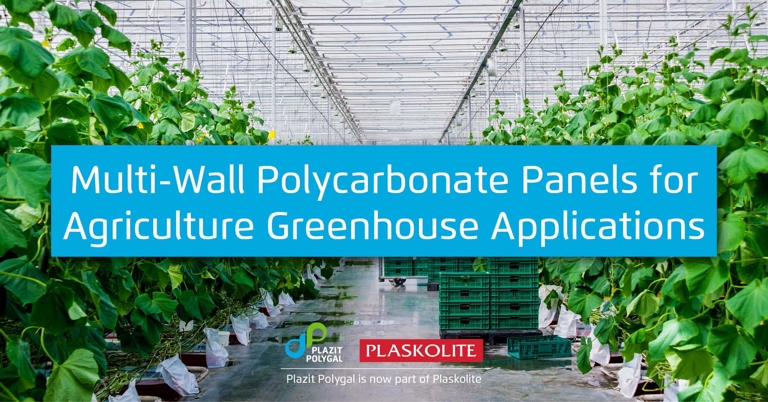 Polycarbonate is a strong, durable, and lightweight material that is perfect for greenhouse applications.