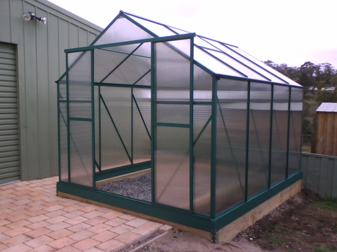 Polycarbonate is virtually unbreakable, making it an ideal material for greenhouse glazing.