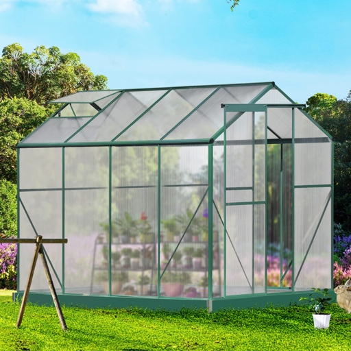 Polycarbonate sheets are ideal for greenhouse use because they are humidity and water resistant.