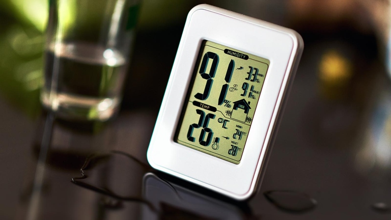 To test the humidity in your home, you will need a hygrometer.