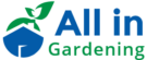 all-in gardening logo